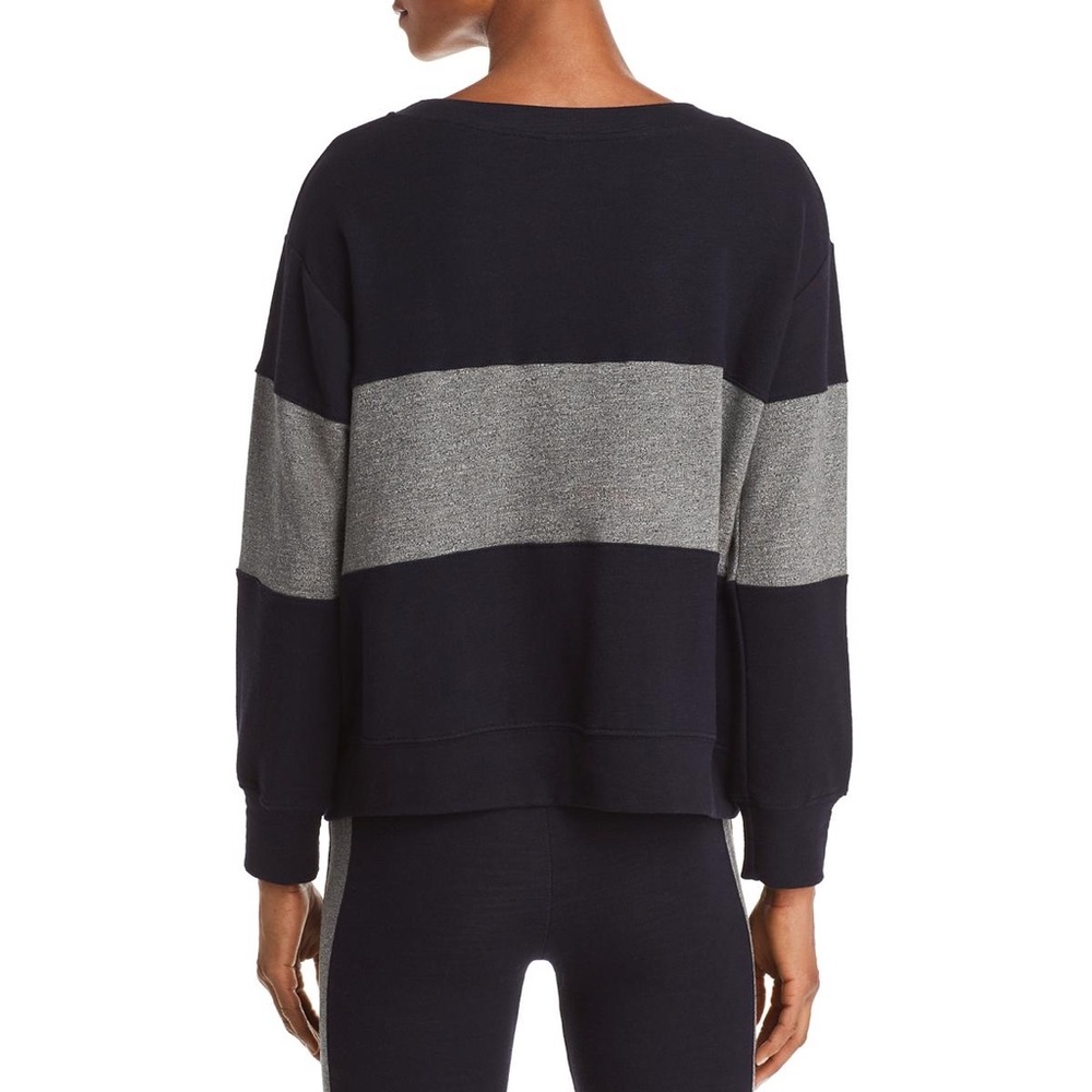 sundry colorblock crewneck sweatshirt